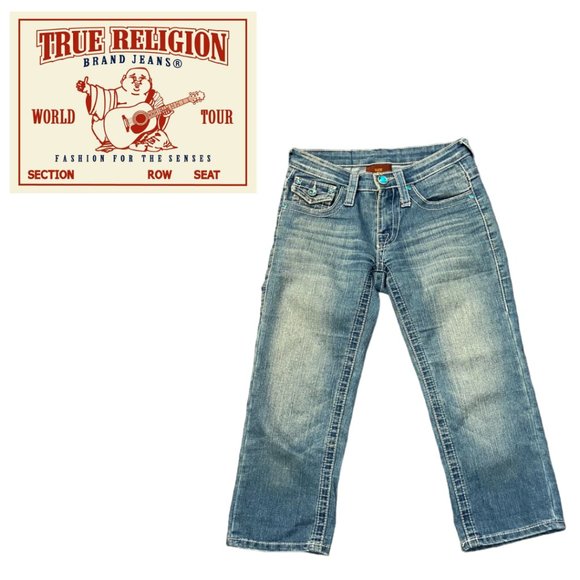 True Religion Billy Crop Jean - Size 26 - Picture 1 of 10